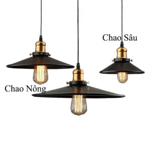 Chao đèn thả sắt Rita DF007
