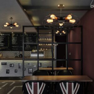 Đèn hình lồng quạt Tized DF023