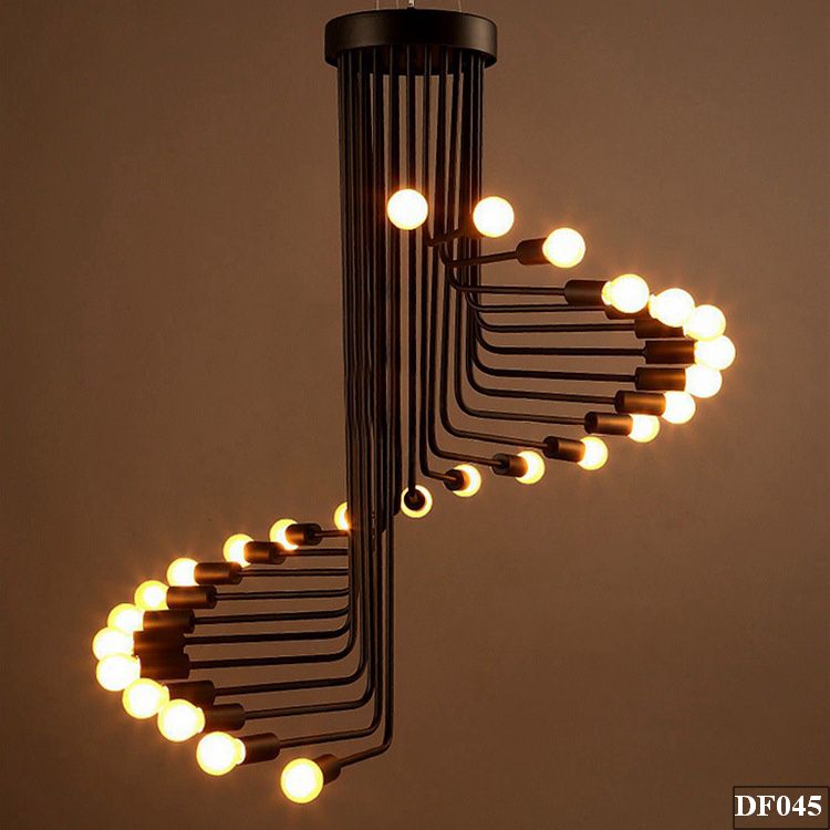 Đèn thả chữ S nhiều bóng Slaze DF045 Đèn thả chữ S nhiều bóng Slaze DF045