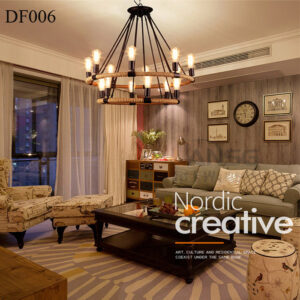 Đèn thả chùm dây thừng Vitalic DF006