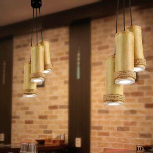 Đèn thả ống tre Bambolight DF028