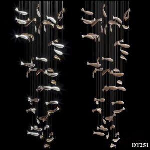 Decor thông tầng Tula hình con cá DT251