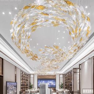 Decor thông tầng bằng thủy tinh Riata DT252