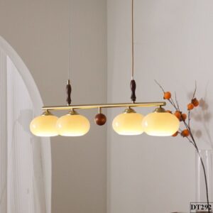 Đèn thả bàn ăn chao thuỷ tinh Habara DT292