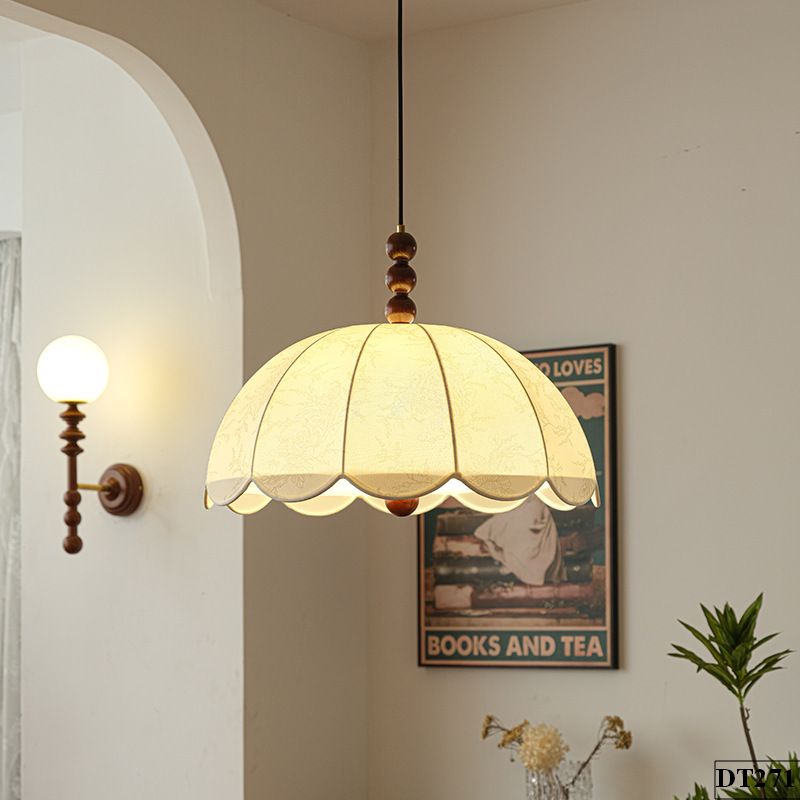 Den-tha-ban-an-chao-vai-Rutaxi-DT271-hoaianvendor Đèn thả bàn ăn chao vải Rutaxi DT271