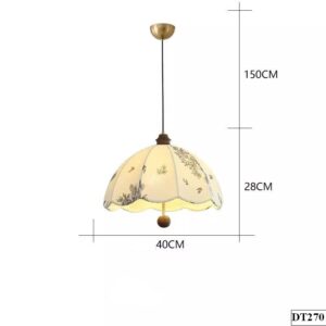 Đèn thả chao vải cao cấp Vanraper DT270