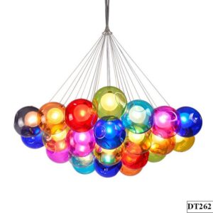 Đèn thả chùm thủy tinh nhiều màu sắc Colorlux DT262