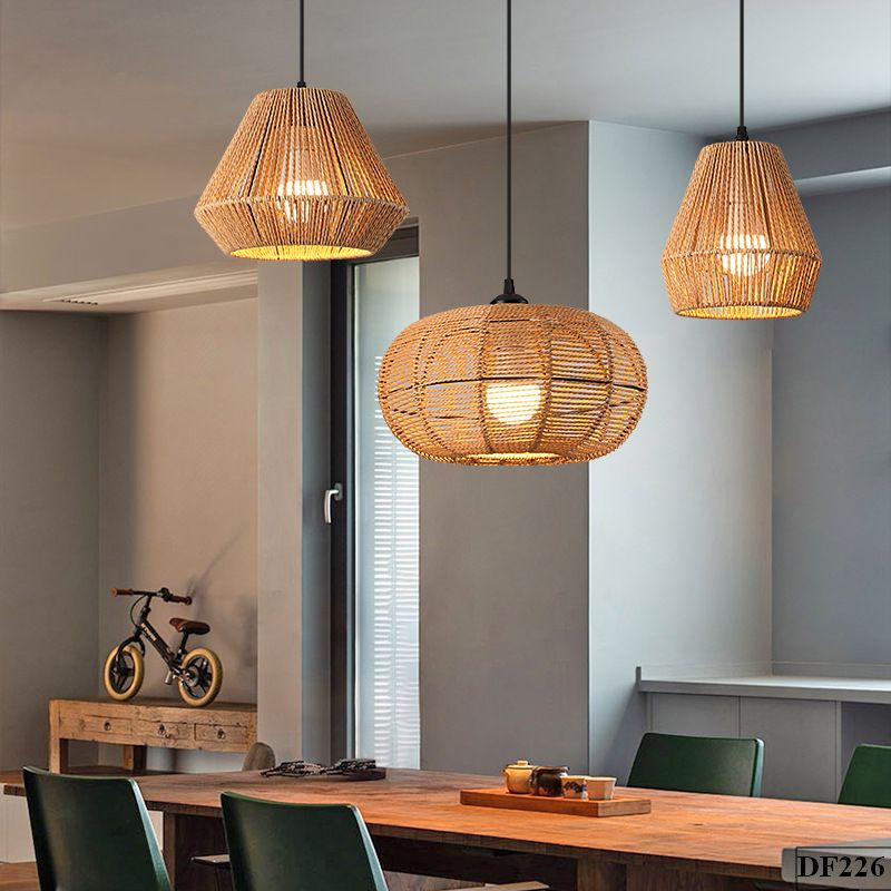 Den-tha-day-thung-trang-tri-cafe-Umta-DF226-hoaianvendor Đèn thả dây thừng trang trí cafe Umta DF226