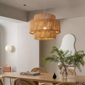 Đèn thả dây thừng trang trí quán cafe Mata DF228