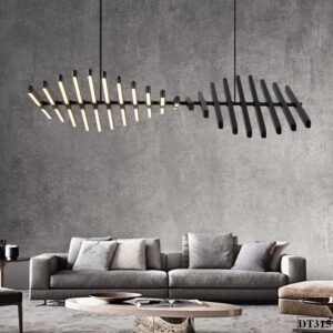 Đèn thả hình xương cá cho bàn ăn Fislig DT315