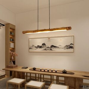 Đèn thả quầy bar bằng gỗ Wody DF220