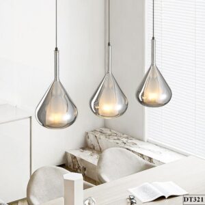 Đèn thả thuỷ tinh hình giọt nước Evuzla DT321