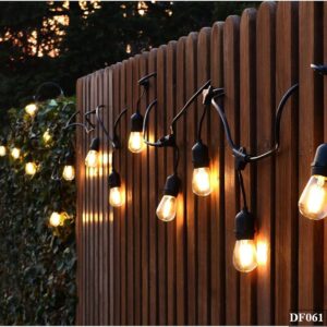 Dây đèn treo ngoài trời chống nước 10 đui, 15 đui, 20 đui DF061