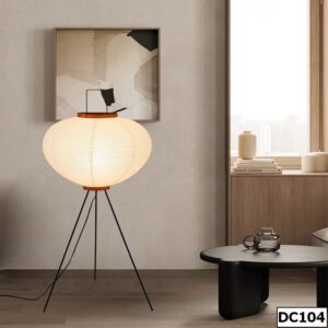 Đèn cây đứng chao vải Wonma DC104