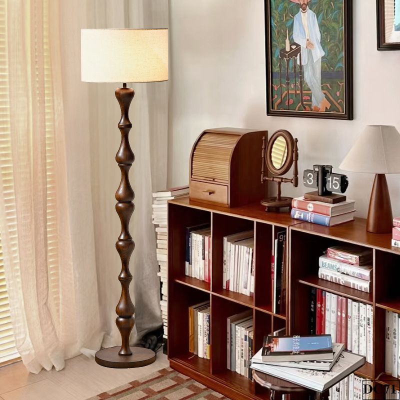 Đèn cây gỗ trang trí phòng khách Woosiba DC71 Đèn cây gỗ trang trí phòng khách Woosiba DC71