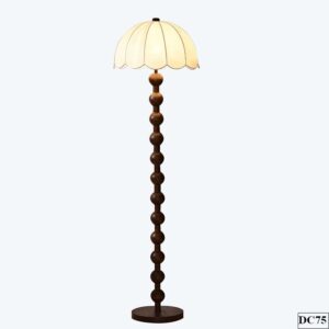 Đèn cây gỗ trang trí sofa Kistune DC75