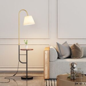 Đèn cây phòng khách có tủ đồ đẹp DC43