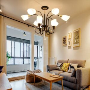 Đèn chùm phòng khách bắc âu Scila DF106