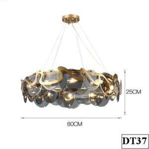 Đèn chùm thả thủy tinh Hanen - DT37