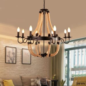 Đèn chùm thả vintage Ropeka DF056