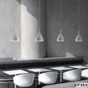 Đèn chụp chao sắt thả bàn ăn Quyn Tar DT353