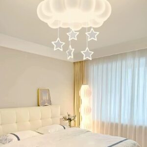 Đèn thả đám mây hoạ tiết ngôi sao Starlight DT215