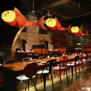 Đèn lồng trang trí hình con cá Toto DF180