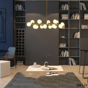 Đèn thả bắc âu 16 bóng Grata DF128