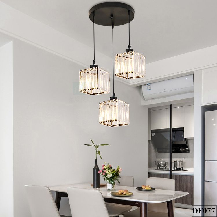 Đèn thả bàn ăn pha lê Crytazu DF077 - Hoài An Vendor Đèn thả bàn ăn pha lê Crytazu DF077