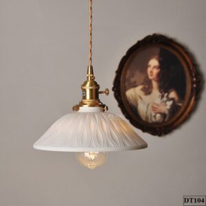 Đèn thả gốm phong cách Bắc Âu DT104
