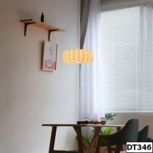 Đèn thả bí ngô chao vải Little DT346