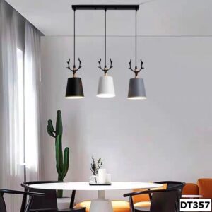 Đèn thả chao sắt sừng hươu giá rẻ Houti DT357
