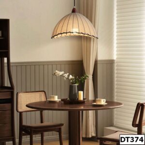 Đèn thả chao vải trang trí bàn ăn Chava DT374
