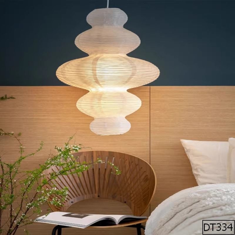 den-tha-chao-vai-xoan-oc-hanata-dt334-hoaianvendor (2) Đèn thả chao vải xoắn ốc Hanata DT334