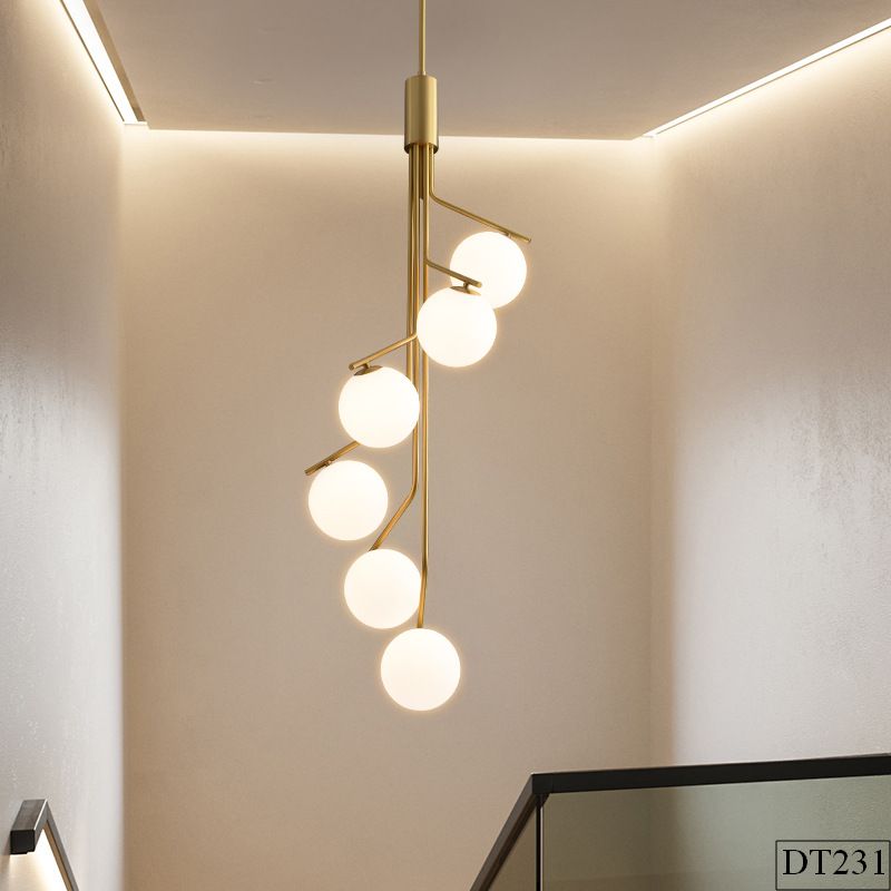 Đèn thả chùm gác lửng 6 bóng Sirota DT231-Hoài An Vendor Đèn thả chùm gác lửng 6 bóng Sirota DT231