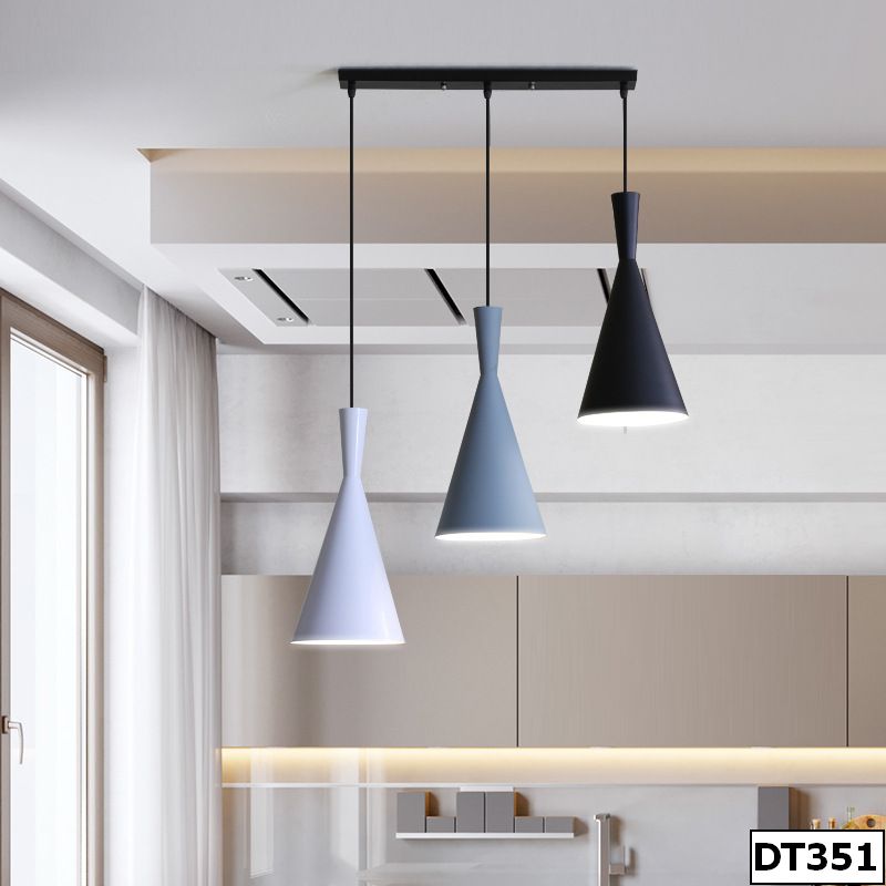 den-tha-chup-sat-gia-re-mancas-dt351 -hoaianvendor Đèn thả chụp sắt giá rẻ Mancas DT351