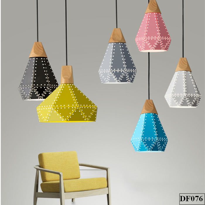 Đèn thả đa giác Colorful DF076 - Hoài An Vendor Đèn thả đa giác Colorful DF076