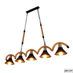 Đèn thả dây thừng gợn sóng Rope DF159