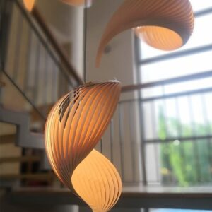 Đèn thả thông tầng gỗ Bắc Âu DT109