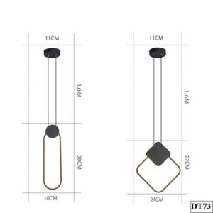 Đèn thả trang trí ozfo DT73