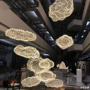 Đèn thả mắt lưới hình đám mây Mesh DT148