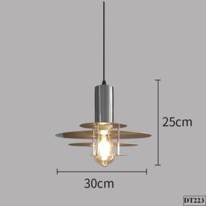 Đèn thả màu bạc Hitara DT223
