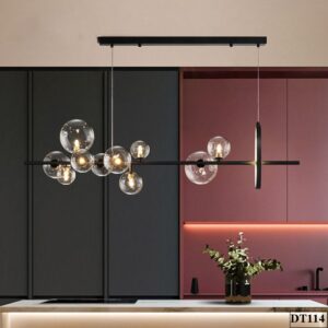 Đèn thả ngang bóng thủy tinh Owendy DT114