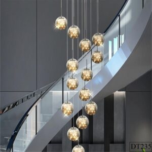 Đèn thả thông tầng thủy tinh Kazata DT235