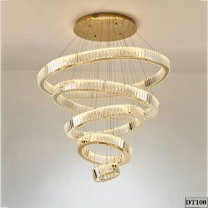 Đèn thả trần pha lê crypta DT100