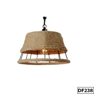 Đèn thả trần quán cafe quấn dây thừng Pizma DF238