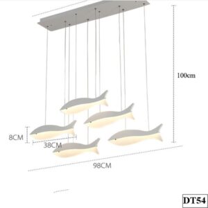 Đèn thả trang trí hình con cá Sakana DT54