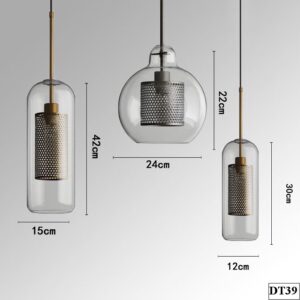 Đèn thả trang trí Omega - DT39
