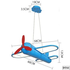Đèn thả máy bay trang trí Hikoki DT61