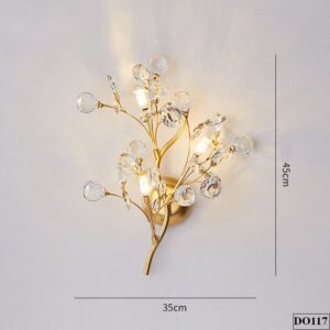 Đèn treo tường cành hoa Tyu DO117